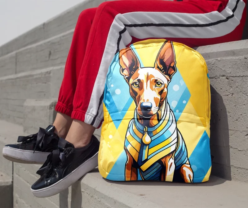 Hound Majesty Pharaoh Dog Charm Minimalist Backpack 1