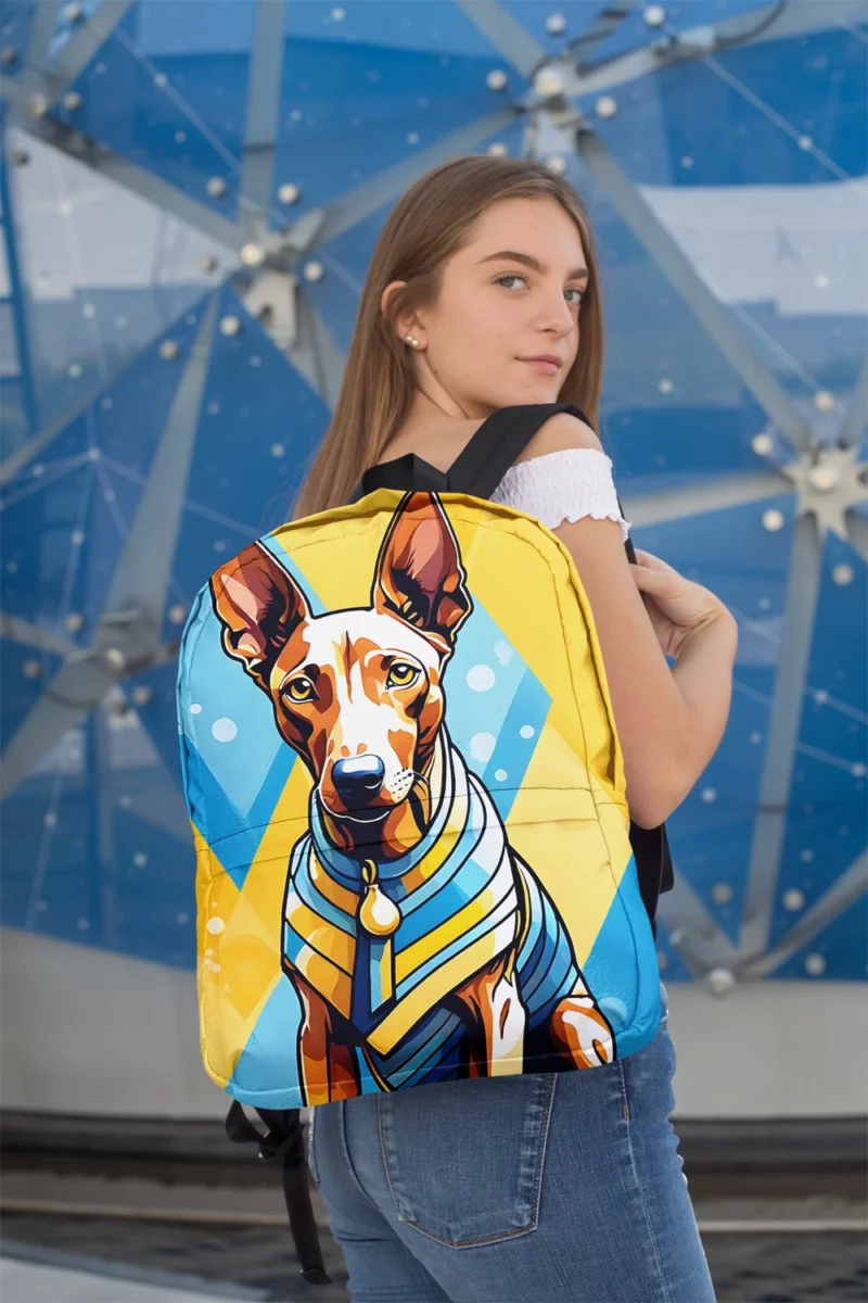 Hound Majesty Pharaoh Dog Charm Minimalist Backpack 2