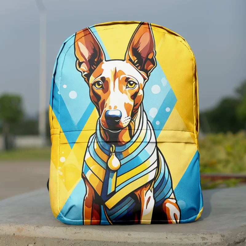 Hound Majesty Pharaoh Dog Charm Minimalist Backpack