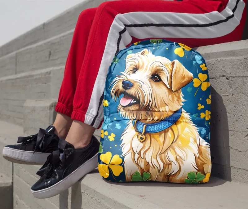 Irish Glen of Imaal Terrier Delight Teen Joyful Surprise Minimalist Backpack 1