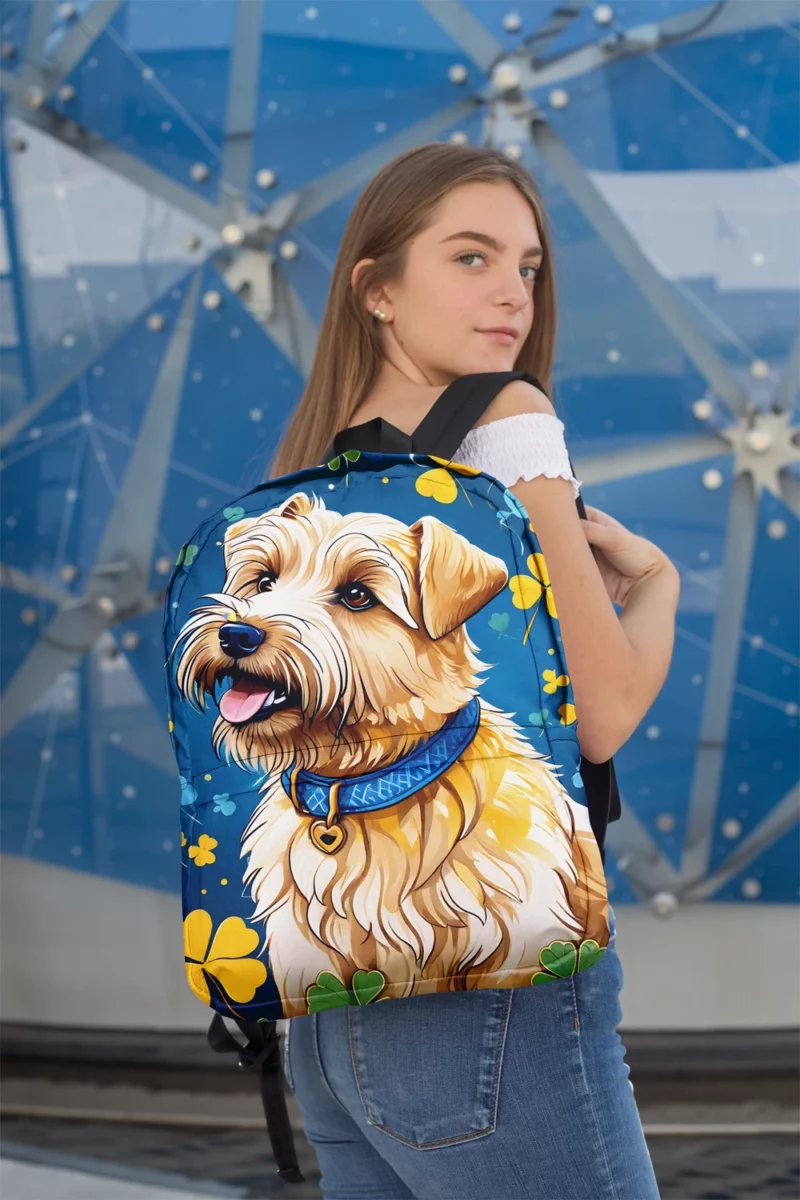 Irish Glen of Imaal Terrier Delight Teen Joyful Surprise Minimalist Backpack 2