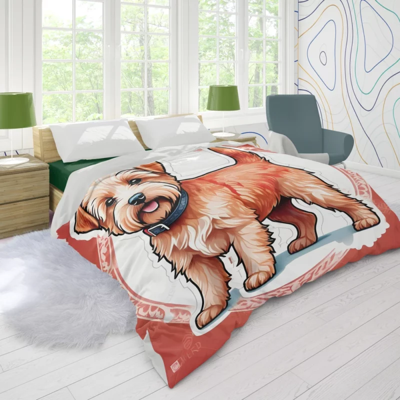 Irish Glen of Imaal Terrier Love Teen Gifted Joy Duvet Cover