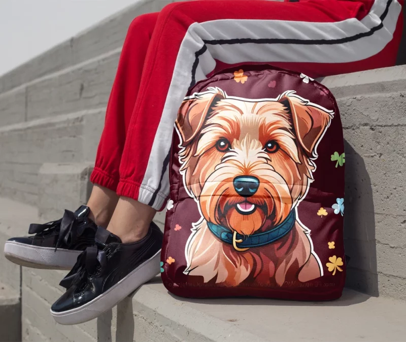 Irish Glen of Imaal Terrier Playful Charm Teen Dog Joy Minimalist Backpack 1