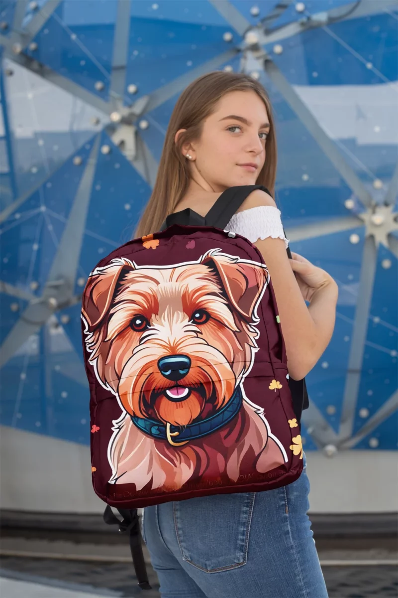 Irish Glen of Imaal Terrier Playful Charm Teen Dog Joy Minimalist Backpack 2