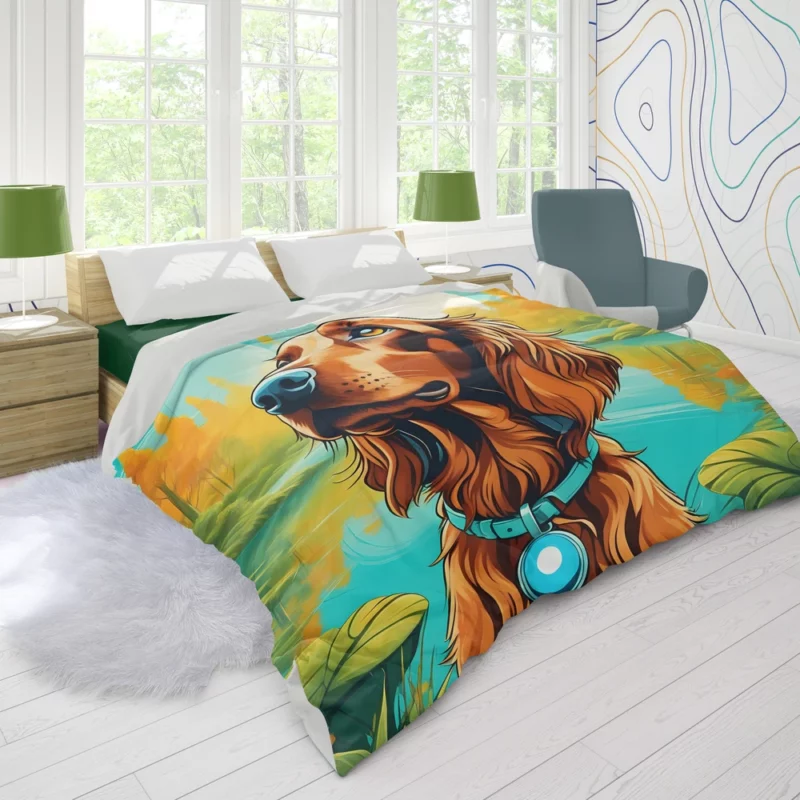 Irish Setter Bond Teen Companion Duvet Cover