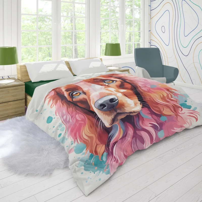 Irish Setter Love Teen Gifted Joy Duvet Cover