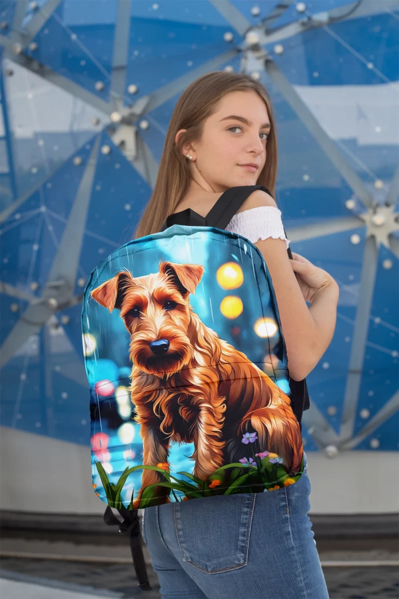 Irish Terrier Charm Teen Dog Gift Minimalist Backpack 2