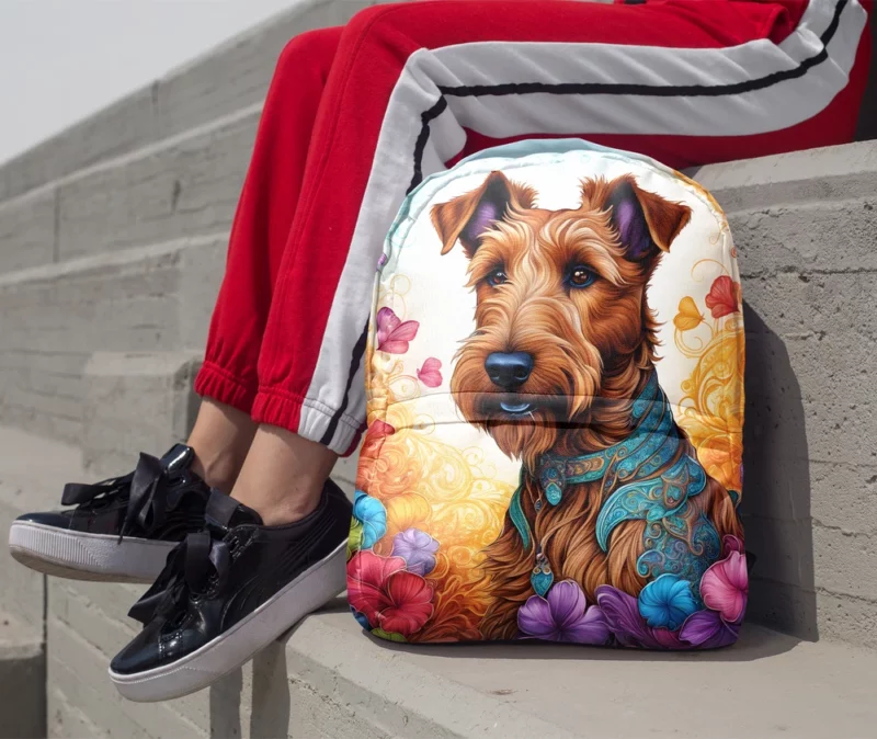 Irish Terrier Surprise Teen Joy Minimalist Backpack 1