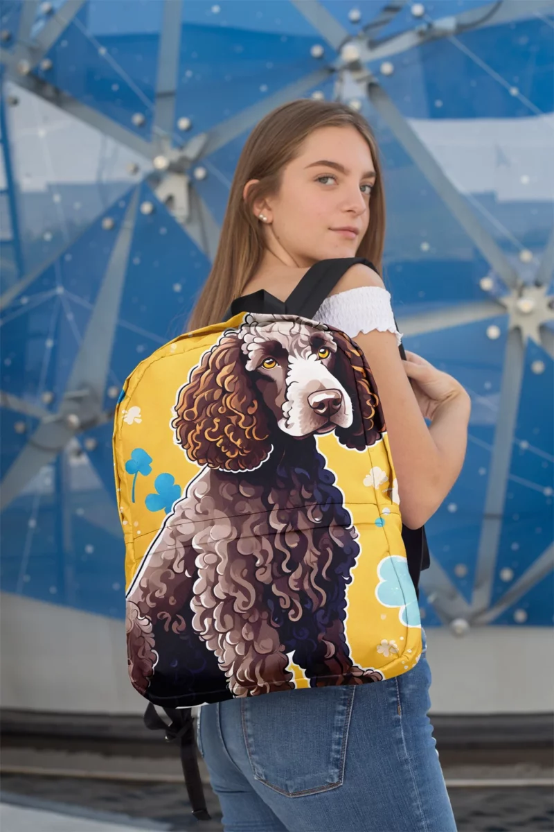 Irish Water Spaniel Bond Teen Companion Minimalist Backpack 2