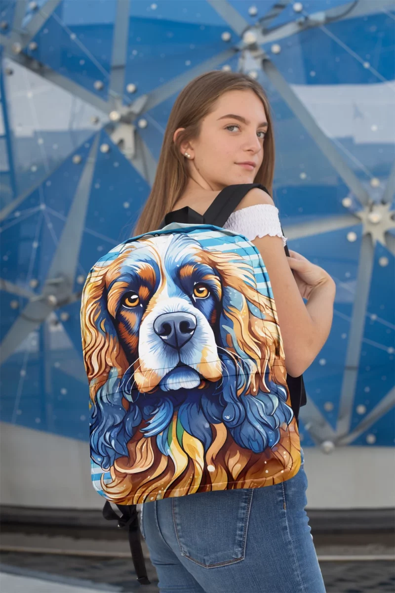 Irish Water Spaniel Surprise Teen Joy Minimalist Backpack 2