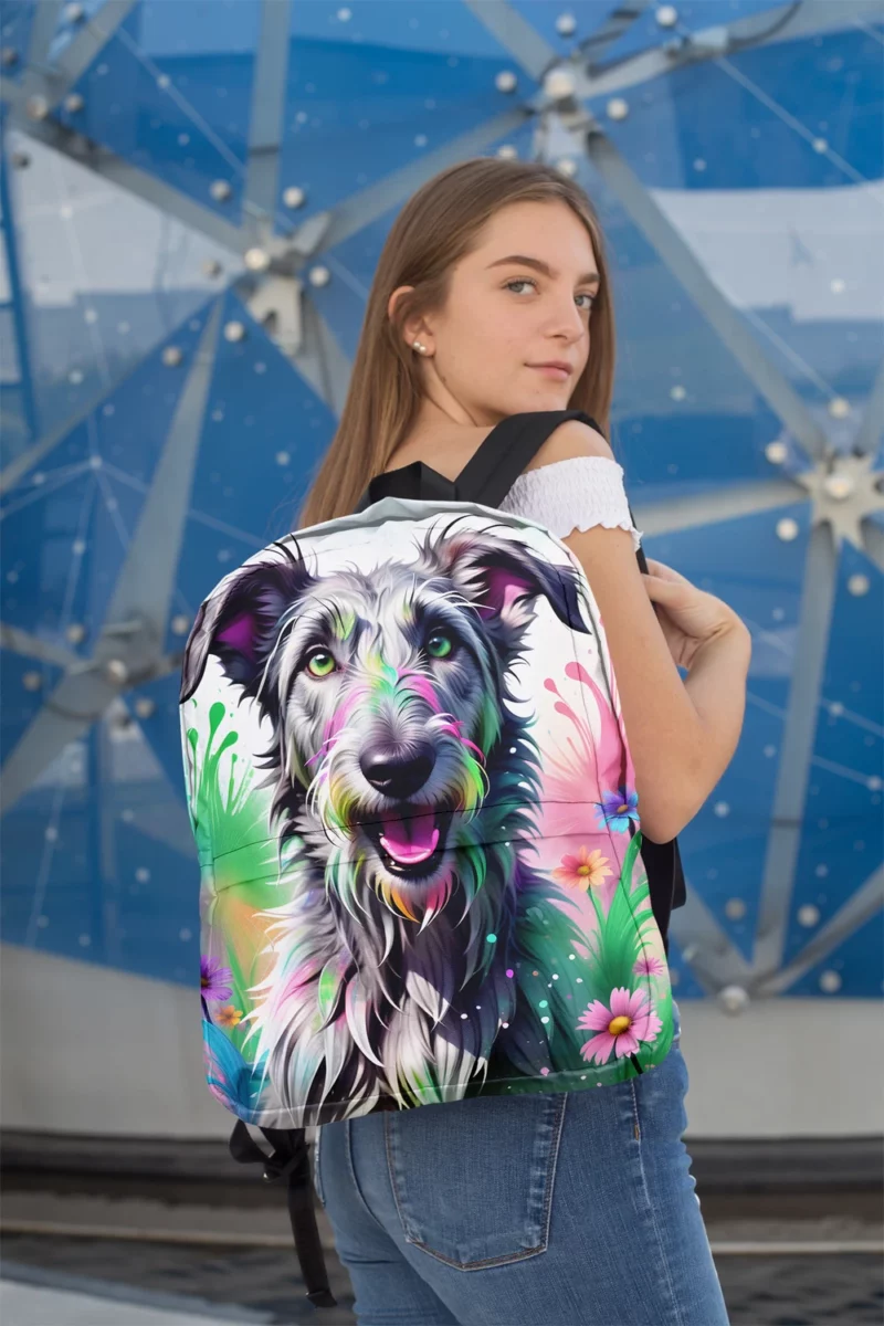 Irish Wolfhound Love Teen Gifted Joy Minimalist Backpack 2