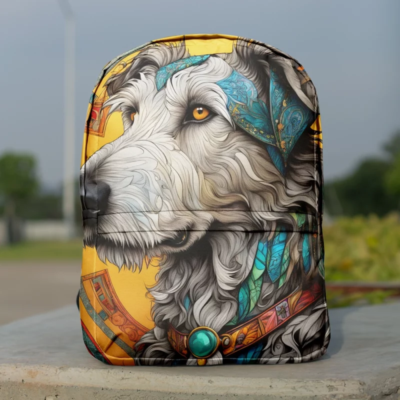 Irish Wolfhound Surprise Teen Joy Minimalist Backpack