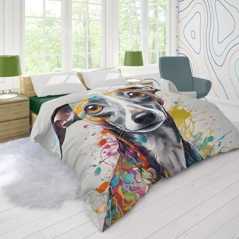 Italian Greyhound Delight Teen Joyful Surprise Duvet Cover