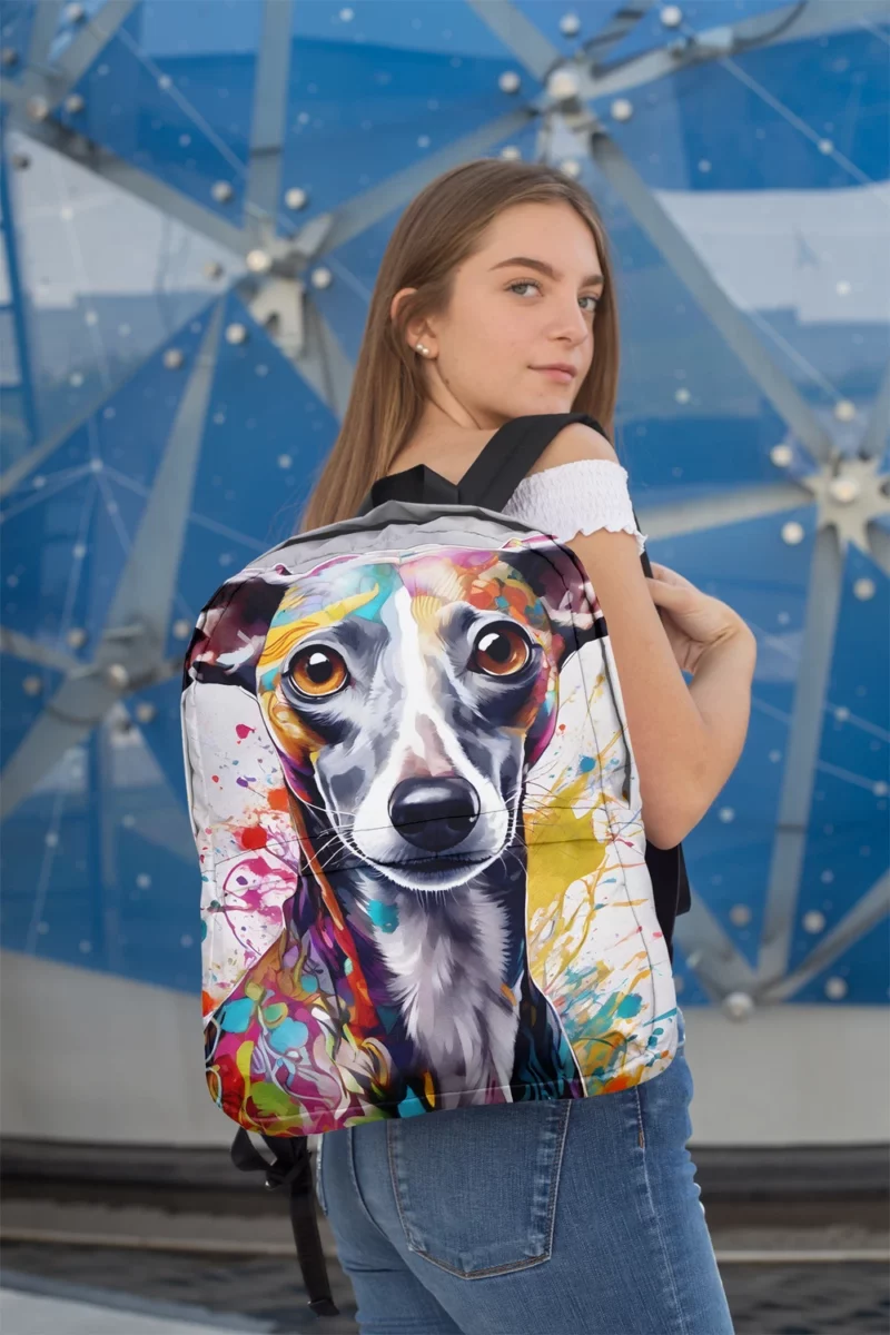 Italian Greyhound Delight Teen Joyful Surprise Minimalist Backpack 2