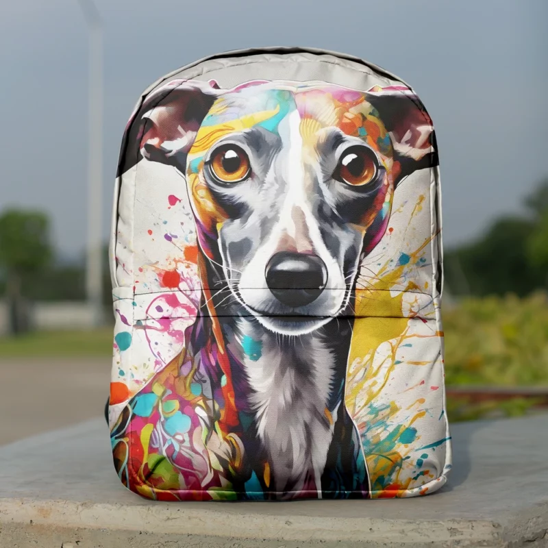 Italian Greyhound Delight Teen Joyful Surprise Minimalist Backpack