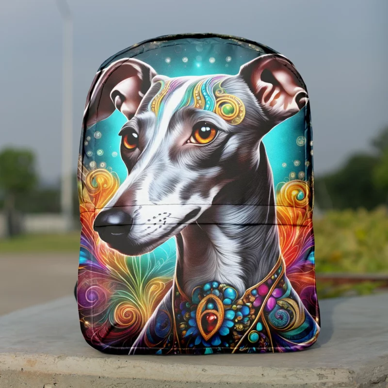 Italian Greyhound Playful Charm Teen Dog Joy Minimalist Backpack