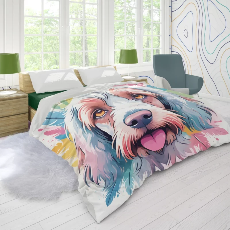 Italiano Majesty Spinone Dog Duvet Cover