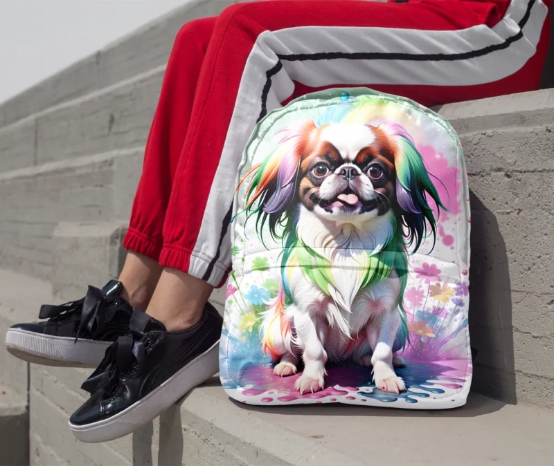 Japanese Chin Love Teen Gifted Joy Minimalist Backpack 1