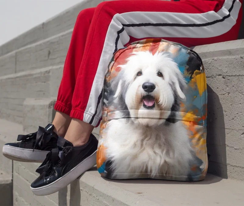 Joy Old English Sheepdog Minimalist Backpack 1