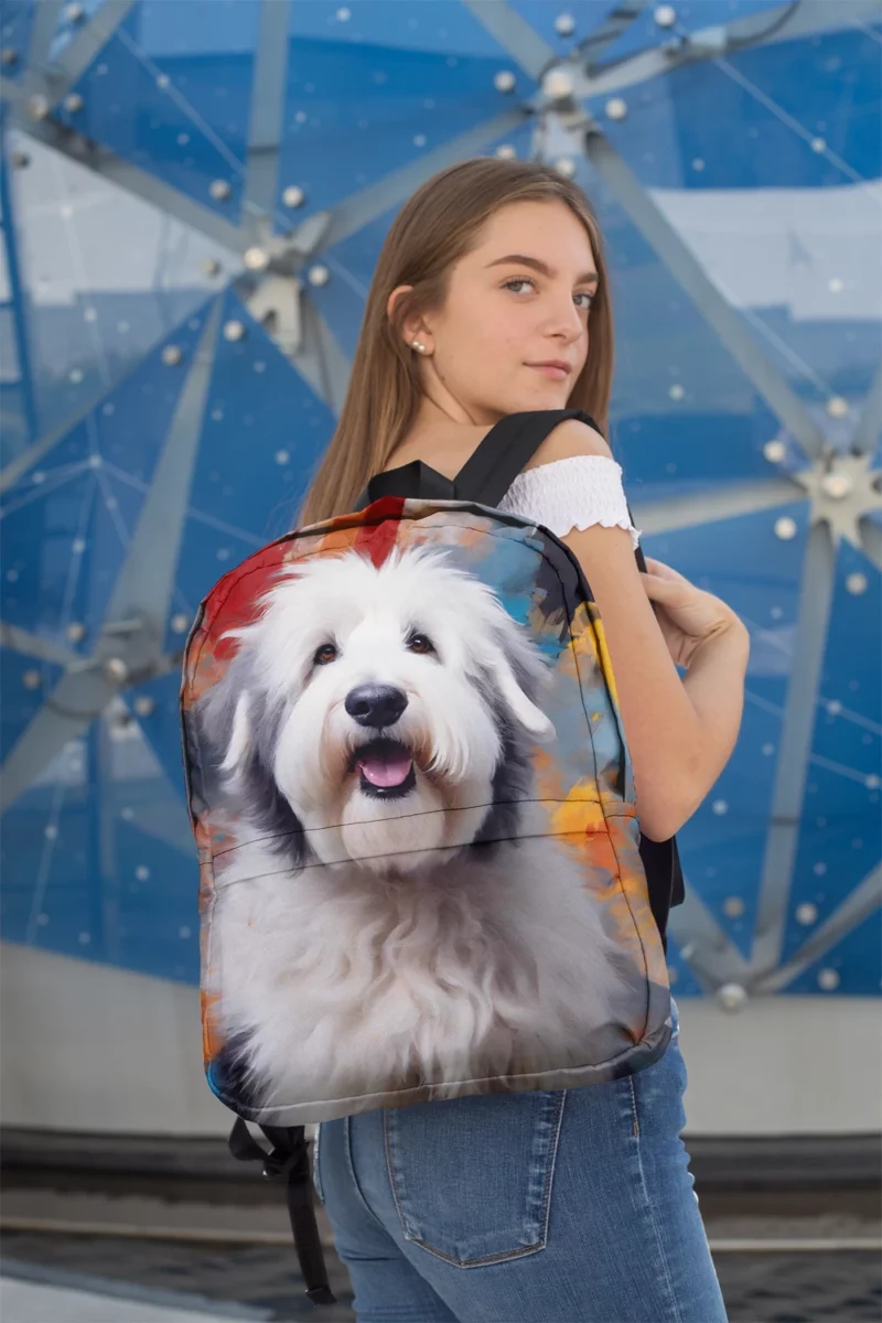 Joy Old English Sheepdog Minimalist Backpack 2