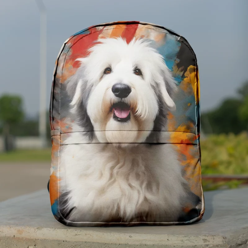 Joy Old English Sheepdog Minimalist Backpack