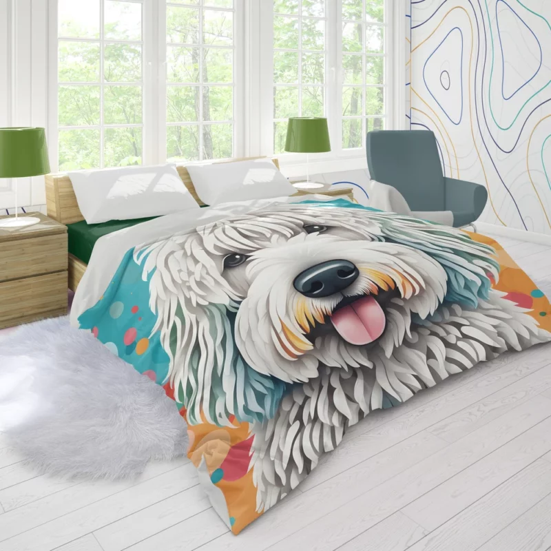 Komondor Charm Teen Dog Gift Duvet Cover