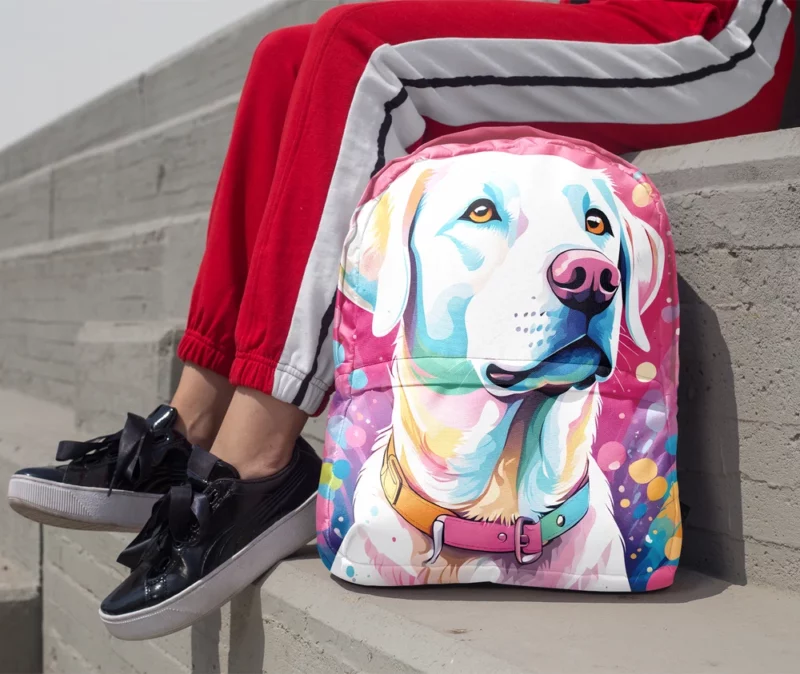 Labrador Retriever Charm Teen Dog Gift Minimalist Backpack 1