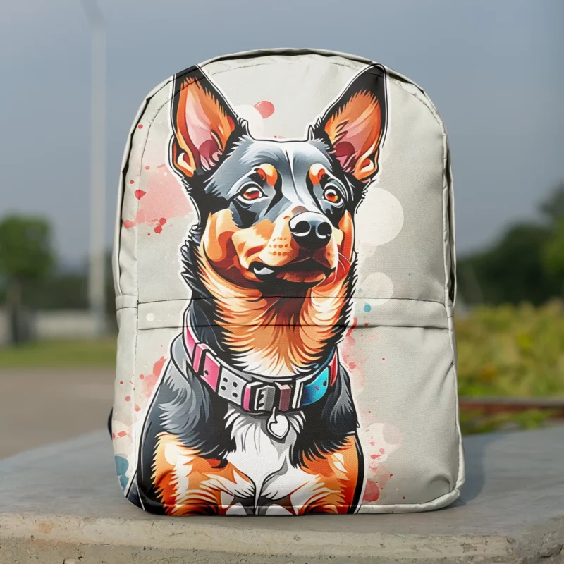 Lancashire Heeler Affection Teen Loving Companion Minimalist Backpack