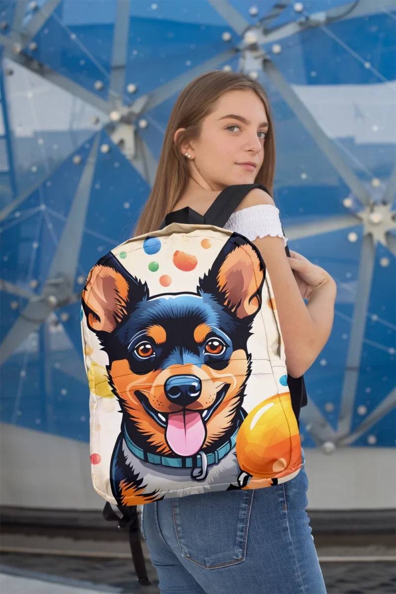 Lancashire Heeler Pup Teen Birthday Surprise Minimalist Backpack 2