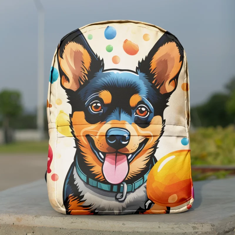 Lancashire Heeler Pup Teen Birthday Surprise Minimalist Backpack