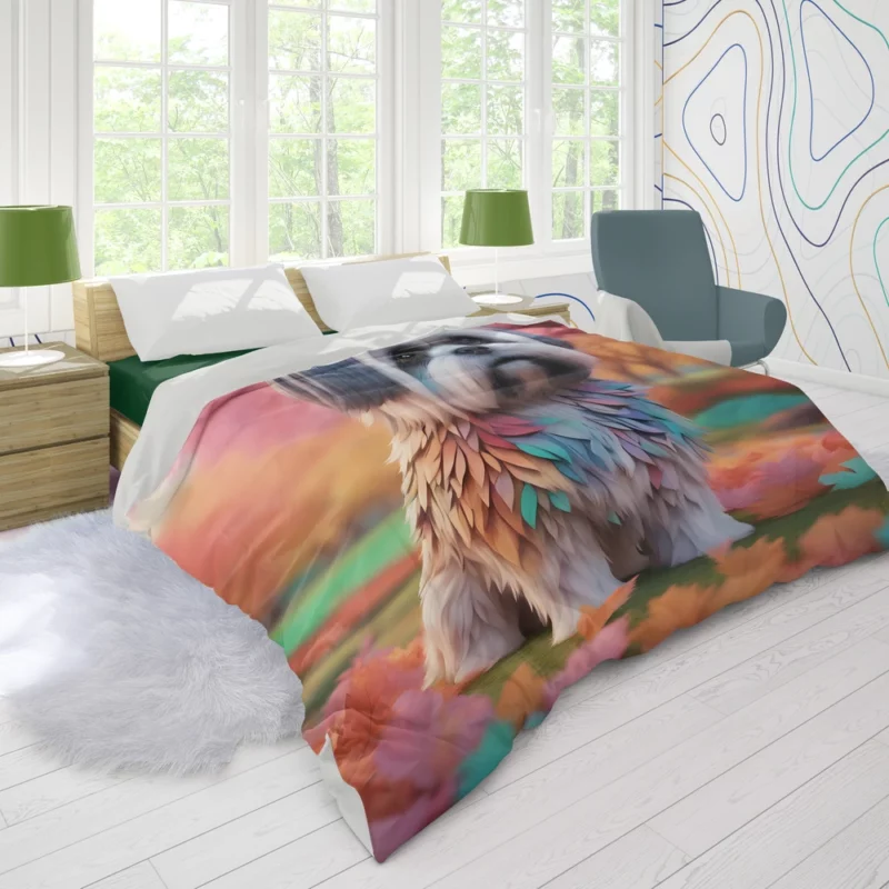 Lhasa Apso Charm Teen Dog Gift Duvet Cover