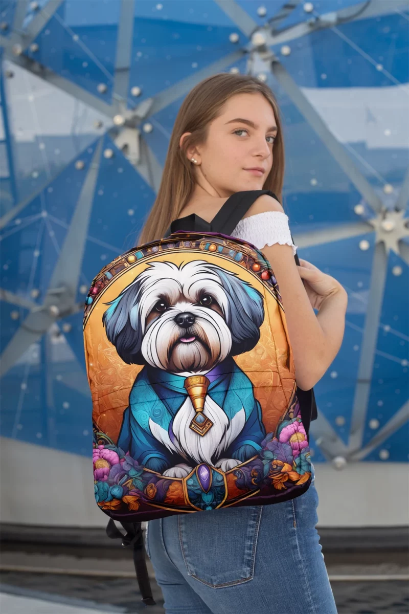 Lhasa Apso Devotion Teen Companion Minimalist Backpack 2