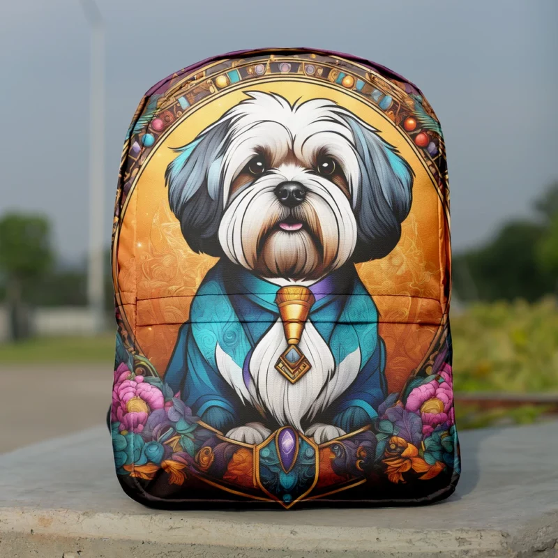 Lhasa Apso Devotion Teen Companion Minimalist Backpack