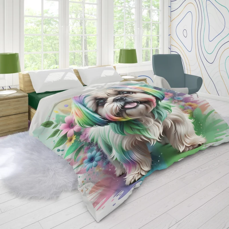 Lhasa Apso Love Teen Gifted Joy Duvet Cover