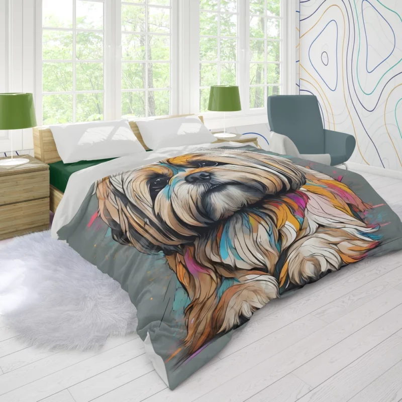 Lhasa Apso Loyalty Teen Dog Gift Duvet Cover