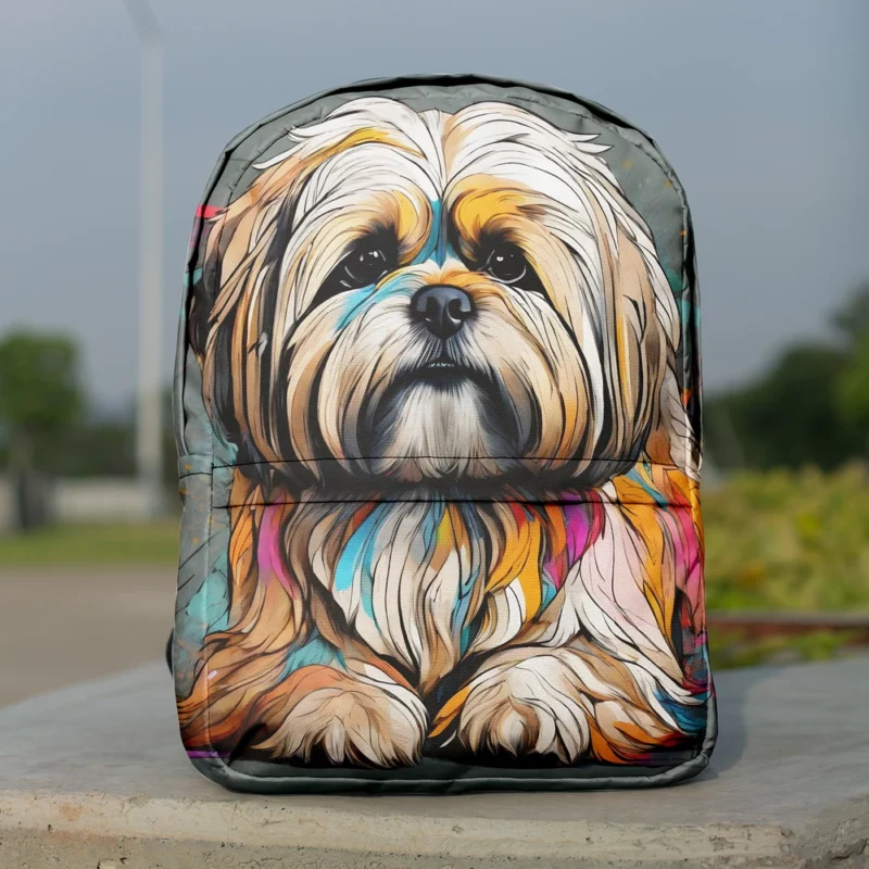 Lhasa Apso Loyalty Teen Dog Gift Minimalist Backpack