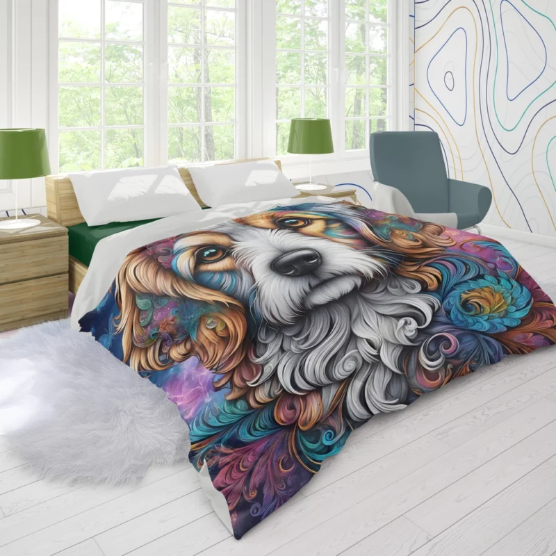 Lowchen Surprise Teen Joy Duvet Cover