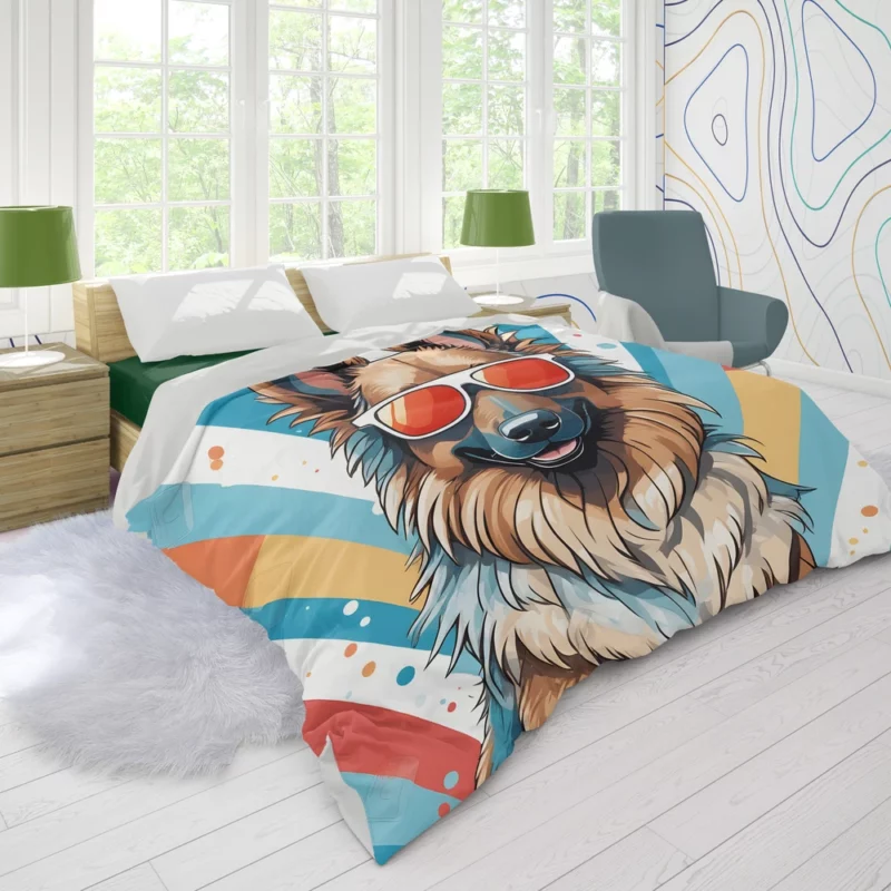 Loyal Belgian Tervuren Dog Guardian Duvet Cover