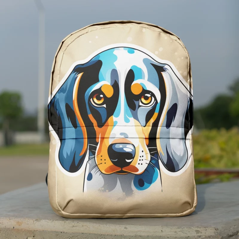 Loyal Bluetick Coonhound Dog Companion Minimalist Backpack