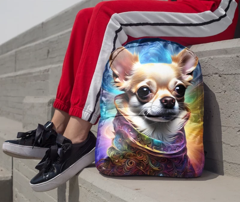 Loyal Chihuahua Companion Teen Sidekick Minimalist Backpack 1