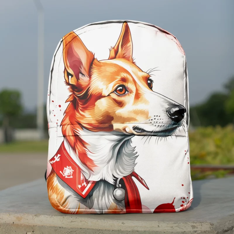 Loyal Portuguese Podengo Agile Dog Companion Minimalist Backpack