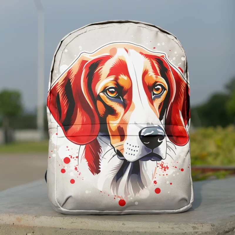 Majestic American Foxhound Majesty Dog Nobility Minimalist Backpack