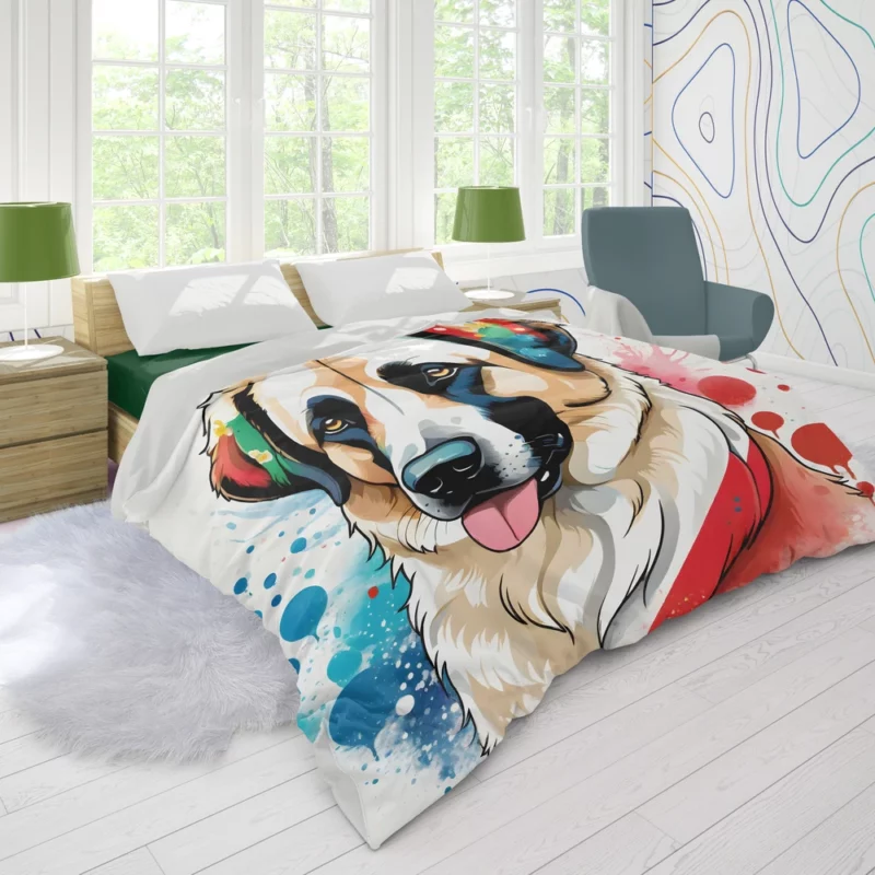 Majestic Anatolian Shepherd Beauty Dog Grace Duvet Cover