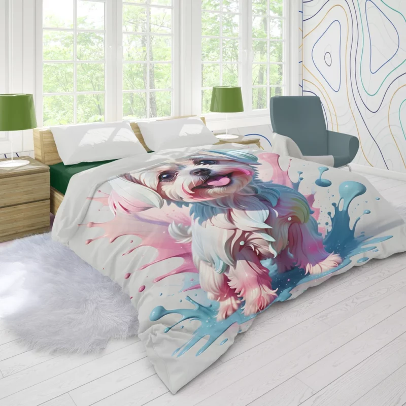 Maltese Bond Teen Companion Duvet Cover