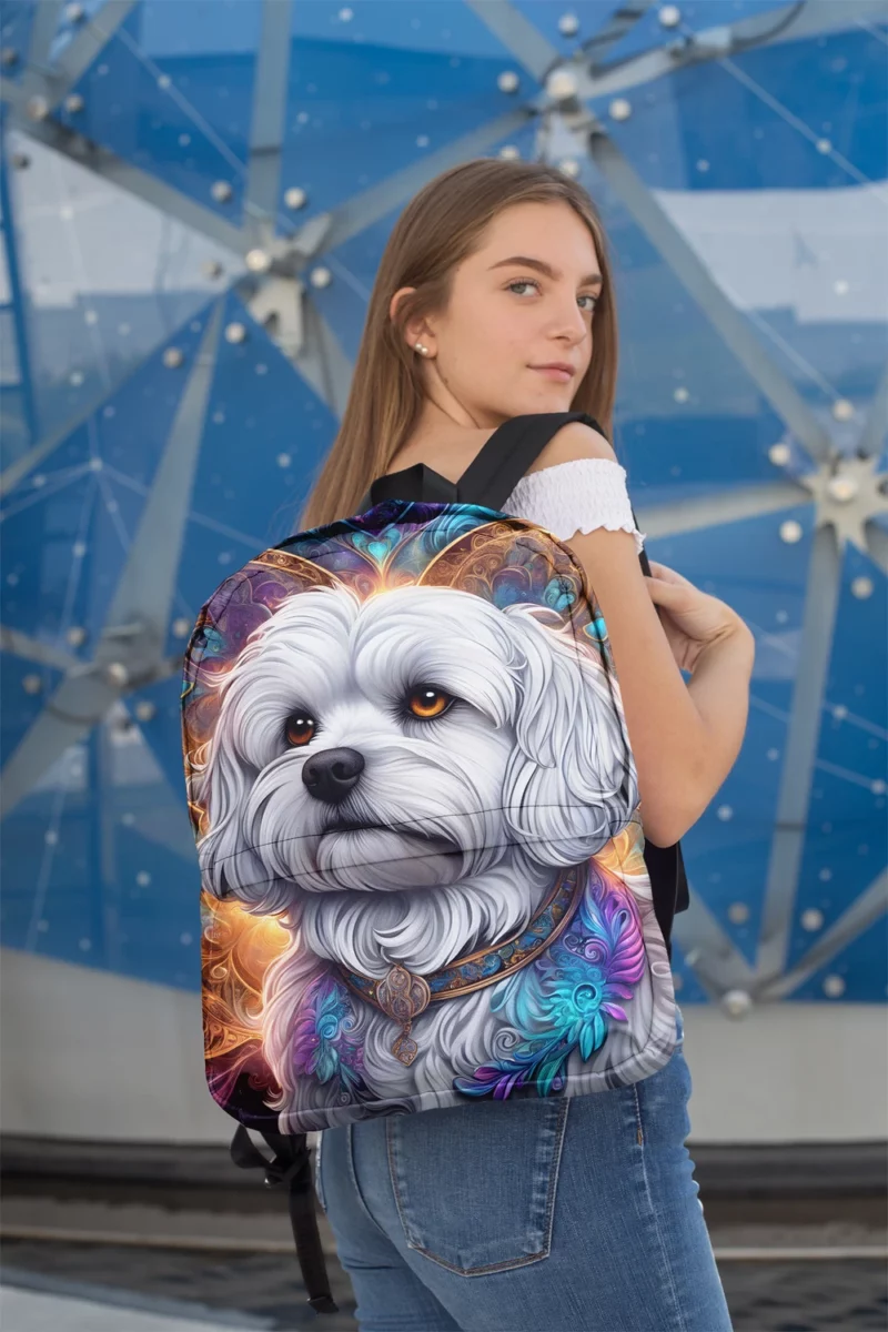 Maltese Surprise Teen Joy Minimalist Backpack 2