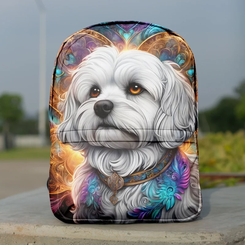 Maltese Surprise Teen Joy Minimalist Backpack