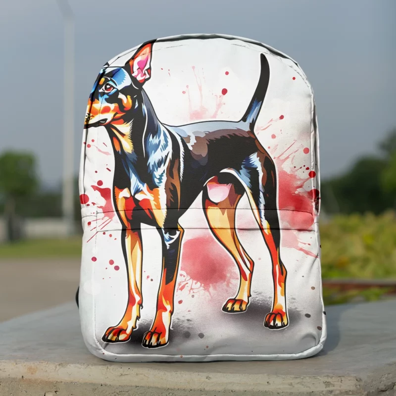 Manchester Terrier Dog Delight Teen Joyful Surprise Minimalist Backpack