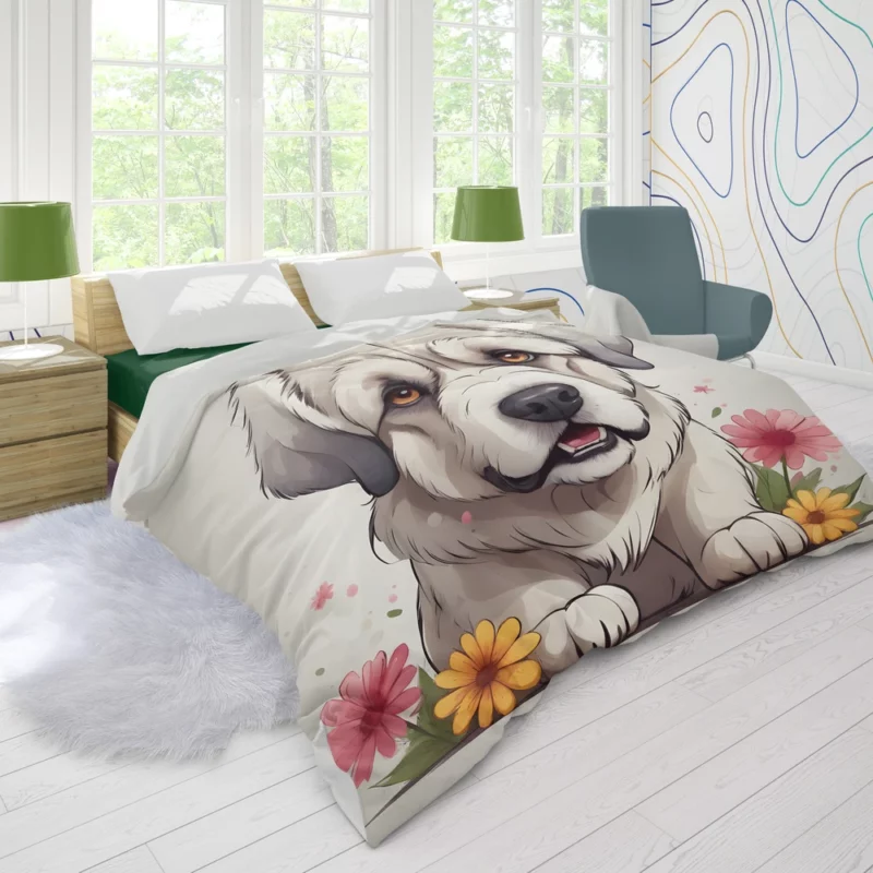 Mastiff Majesty Pyrenean Dog Breed Duvet Cover