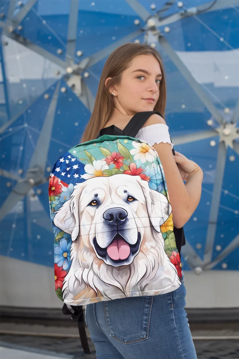 Mighty Mountain Dog Pyrenean Mastiff Minimalist Backpack 2