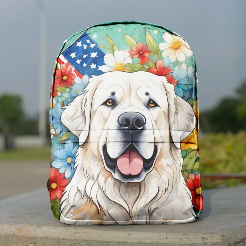 Mighty Mountain Dog Pyrenean Mastiff Minimalist Backpack